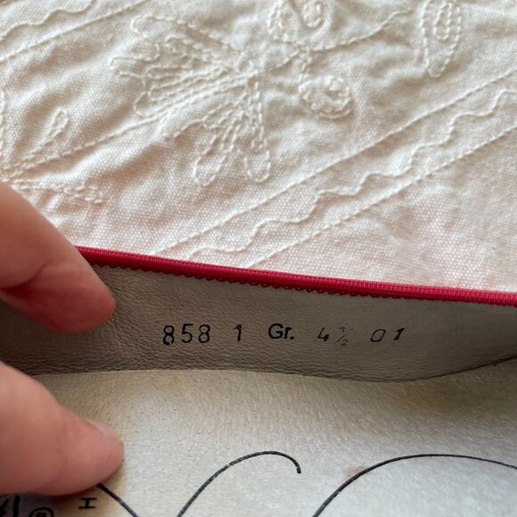 Waldläufer Red Suede Flats - Picture 7 of 10